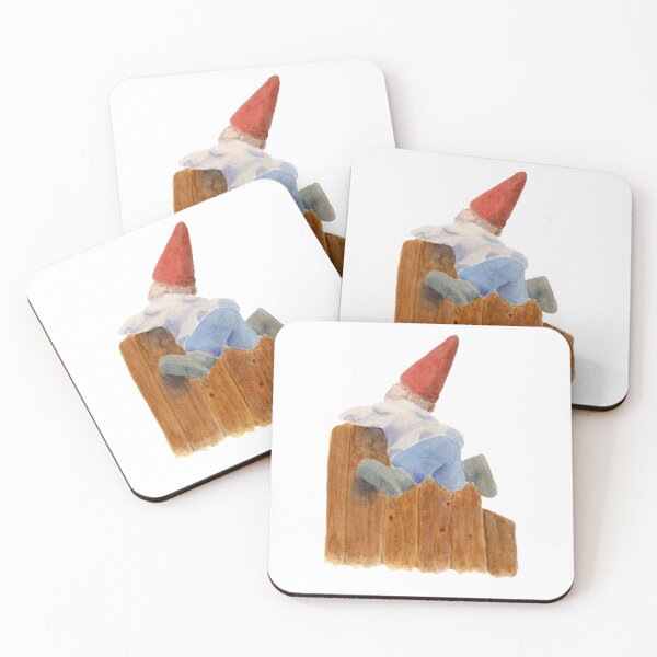 Item preview, Escaping Gnome - Watercolor Fantasy Illustration designed and sold by @Juli.Artventures.
