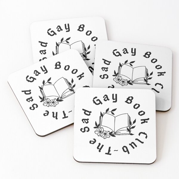 Item preview, THE SAD GAY BOOK CLUB | bookish pride merch designed and sold by alocadastark.
