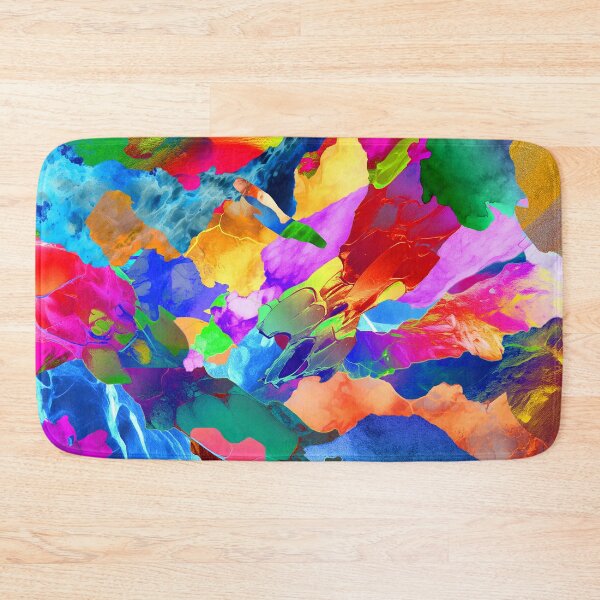 Item preview, colorful collage of curious textures designed and sold by chambergambit.