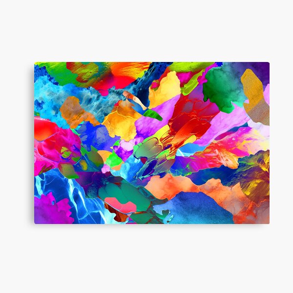 Vista previa del artículo con la obra «Collage colorido de texturas curiosas», diseñado y vendido por chambergambit.