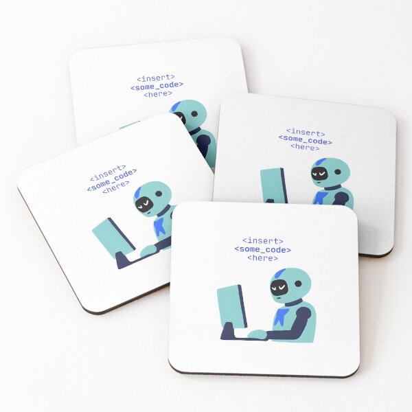 Item preview, Robot Insert some code here  designed and sold by SweetTravels.