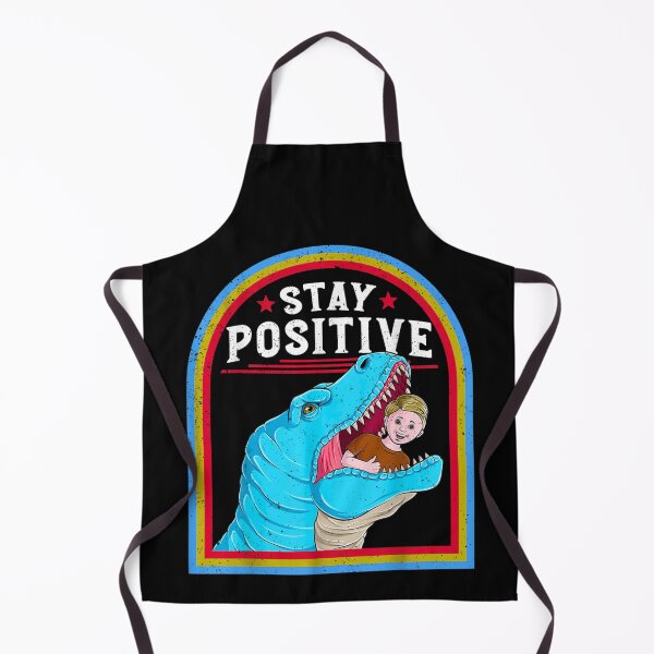 Item preview, Stay Positive-Saurus – Vintage Dinosaur Quote with Retro Style designed and sold by Mohamed Amine Kadri.