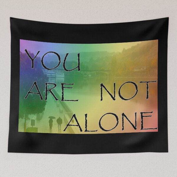 Item preview, Comfort In Loneliness, not alone designed and sold by Elinda96.