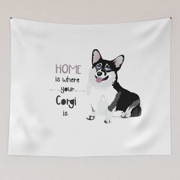 Item preview, Home Is Where Your Corgi Is designed and sold by UtArt.