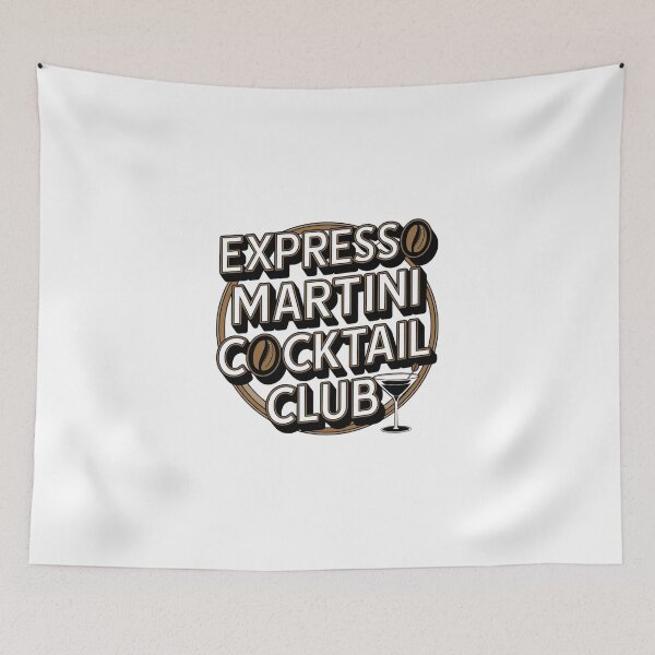 Item preview, Espresso Martini Cocktail Club - Vintage Drink Illustration designed and sold by HustleBossLady247.