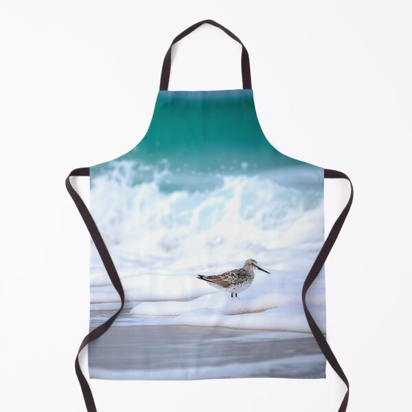 Item preview, Bird playing on the Beach by the Ocean designed and sold by ArtbyJustis.