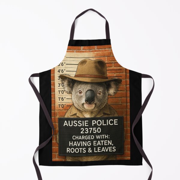 Item preview, Koala Mugshot – Outback Offender Funny Aussie Animal Art designed and sold by Michael van der Hoorn.