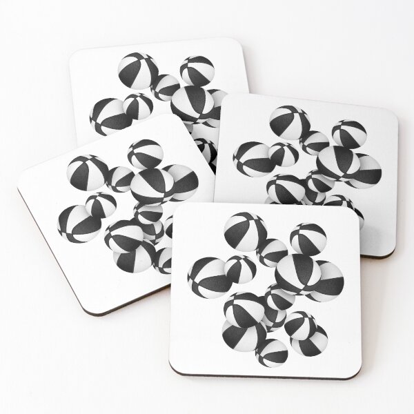 Item preview, Black white basketballs pattern designed and sold by katzdzynes.