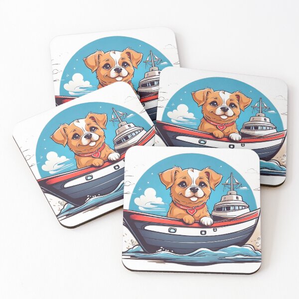 Item preview, cute dog on the ship designed and sold by Karaz's Animal Kingdom.