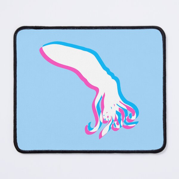 Item preview, Octopus 3D illusion design cool blue red cyan pink dimensional designed and sold by shirt-o-mat.