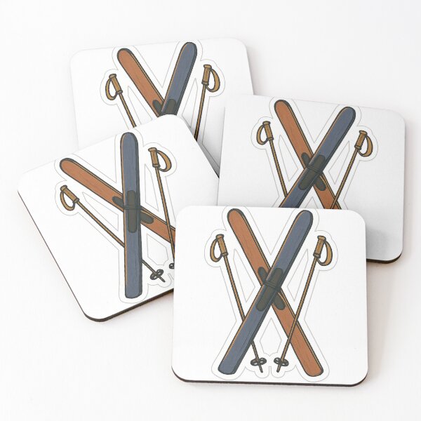 Item preview, Retro Wooden Skis designed and sold by Wandertrace.