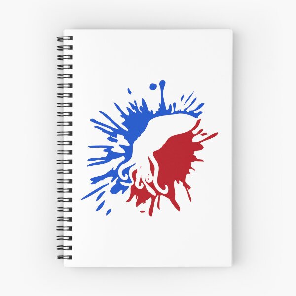 Item preview, Octopus red blue sport logo colors drop graffiti spray designed and sold by shirt-o-mat.