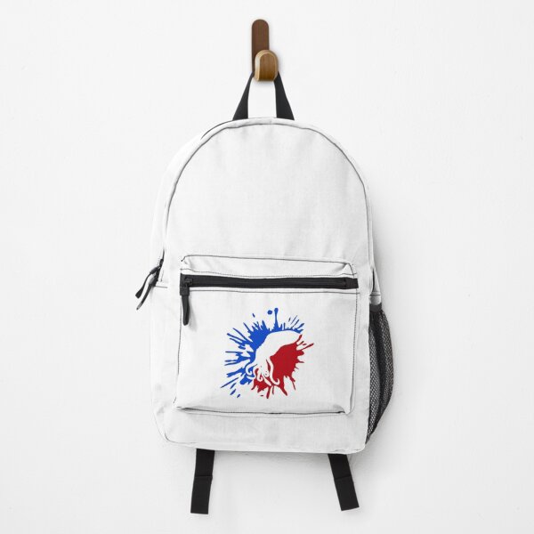 Item preview, Octopus red blue sport logo colors drop graffiti spray designed and sold by shirt-o-mat.