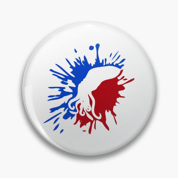 Item preview, Octopus red blue sport logo colors drop graffiti spray designed and sold by shirt-o-mat.