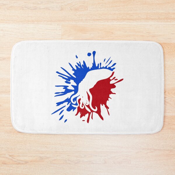 Item preview, Octopus red blue sport logo colors drop graffiti spray designed and sold by shirt-o-mat.