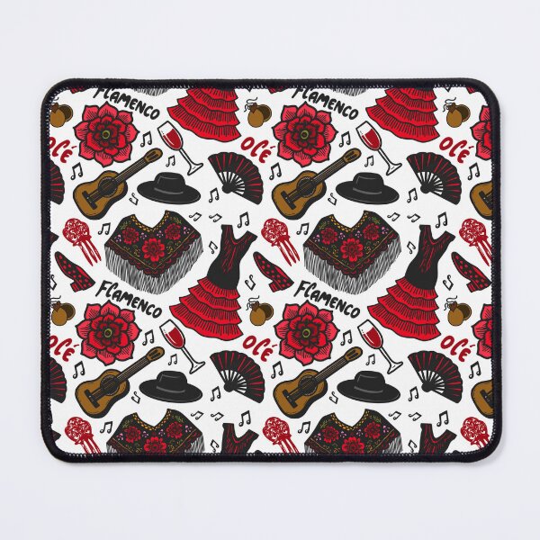 Item preview, Spanish Flamenco Dance Music Themed Digital Drawing designed and sold by Sweet & Spicy Studio.