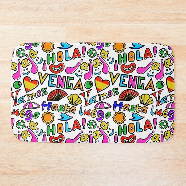Item preview, Spanish Typography Themed Digital Drawing designed and sold by Sweet & Spicy Studio.