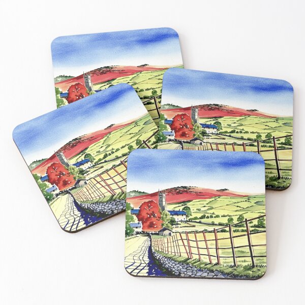 Item preview, The road to Widecombe（watercolour + AI) designed and sold by artsmeow.