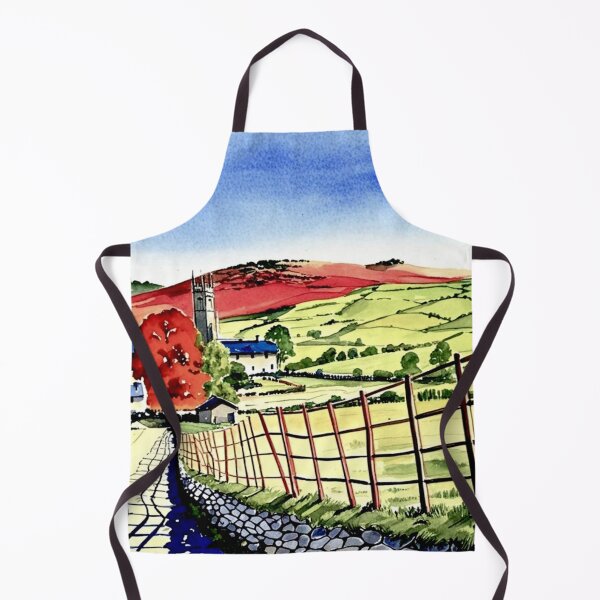 Item preview, The road to Widecombe(watercolour + AI) designed and sold by artsmeow.
