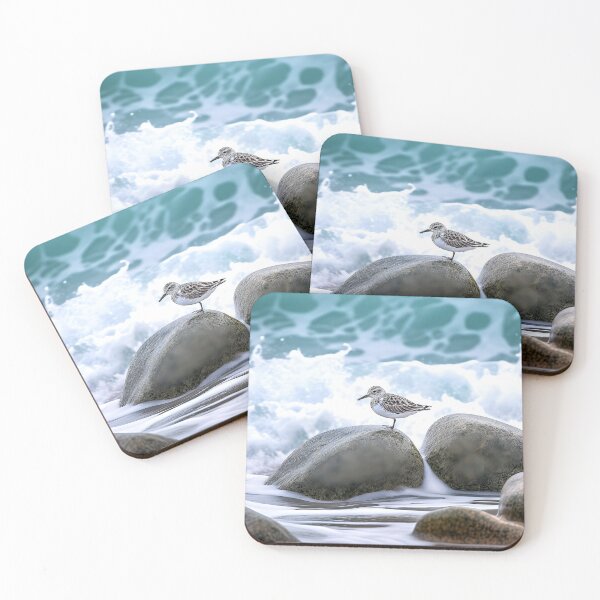 Item preview, Bird Playing in the Ocean designed and sold by ArtbyJustis.