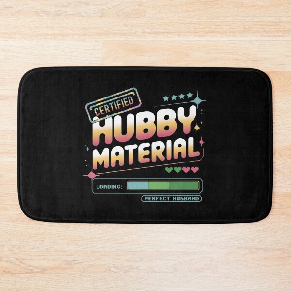 Item preview, Certified Hubby Material - Funny Husband Gift Art designed and sold by HustleBossLady247.
