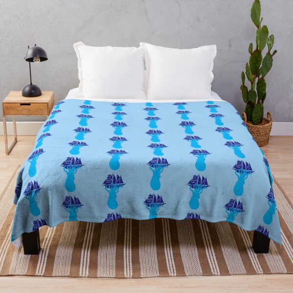 Item preview, Giant Squid Kraken Sailing Ship Attack Deep Sea Octopus designed and sold by shirt-o-mat.