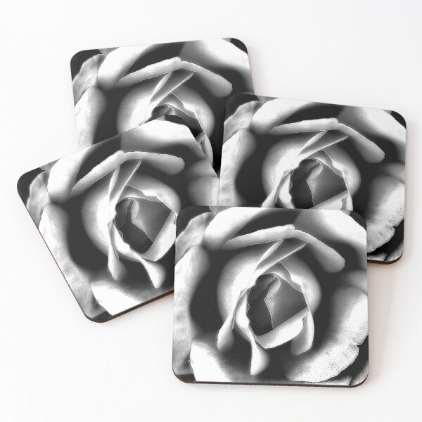 Item preview, Black and White Rose – Macro Floral Fine Art Photography designed and sold by SL Timeless Moments .