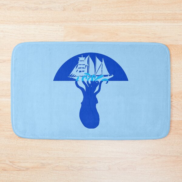 Item preview, Giant Squid Kraken Sailing Ship Attack Deep Sea Octopus designed and sold by shirt-o-mat.