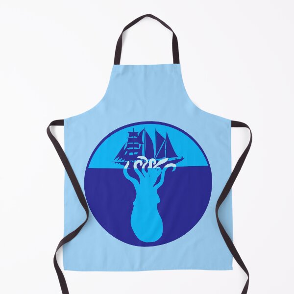 Item preview, Giant Squid Kraken Sailing Ship Attack Deep Sea Octopus designed and sold by shirt-o-mat.