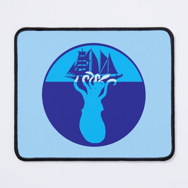 Item preview, Giant Squid Kraken Sailing Ship Attack Deep Sea Octopus designed and sold by shirt-o-mat.