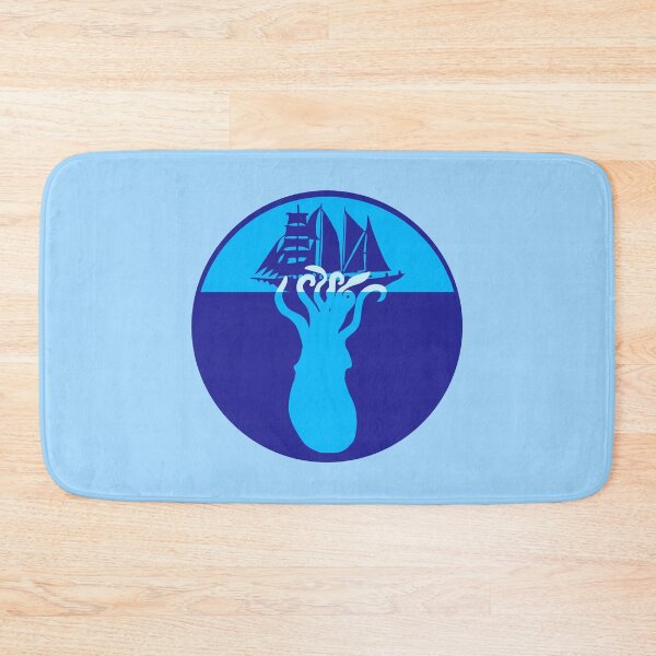 Item preview, Giant Squid Kraken Sailing Ship Attack Deep Sea Octopus designed and sold by shirt-o-mat.