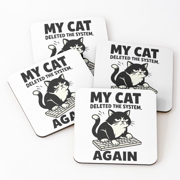Item preview, My Cat Deleted The System designed and sold by SoulArtLove.