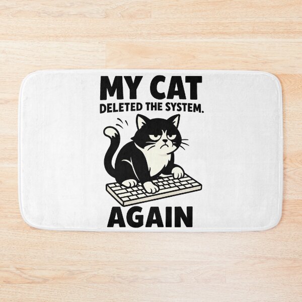 Item preview, My Cat Deleted The System designed and sold by SoulArtLove.
