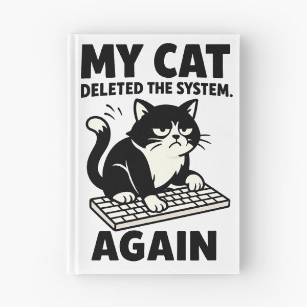 Item preview, My Cat Deleted The System designed and sold by SoulArtLove.