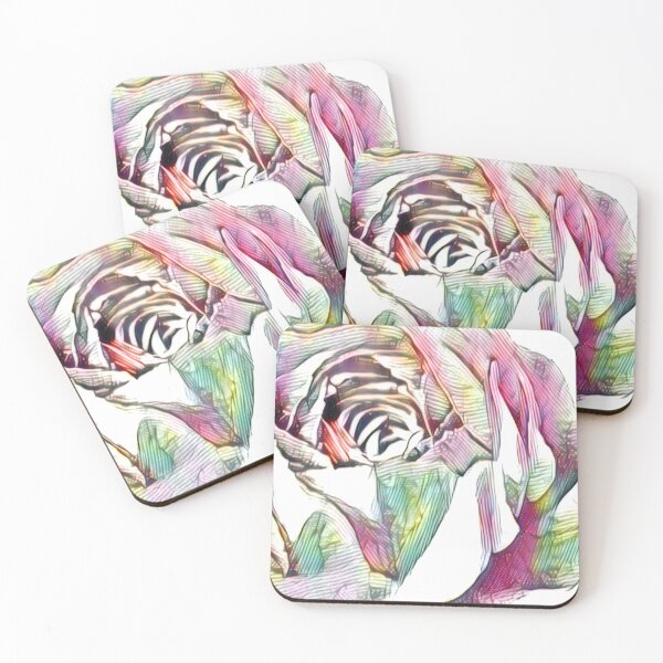 Item preview, Vibrant Watercolor Rose – Macro Floral Art Highlighting Petal Details designed and sold by SL Timeless Moments .