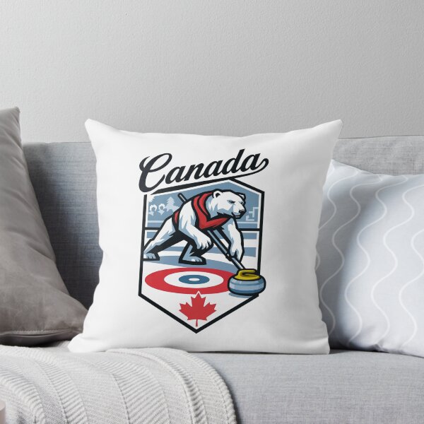 Item preview, Canada Polar Bear Curling designed and sold by retrographics.