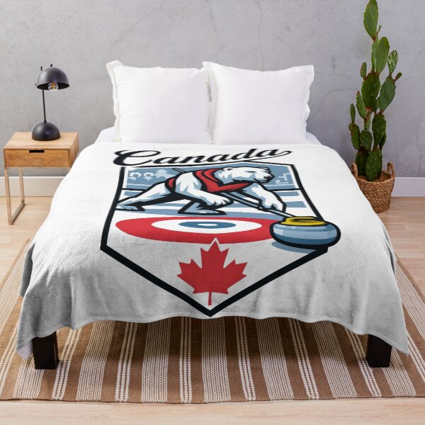 Item preview, Canada Polar Bear Curling designed and sold by retrographics.