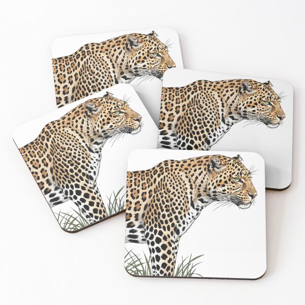 Item preview, Illustration of a leopard in profile designed and sold by leilazarus.