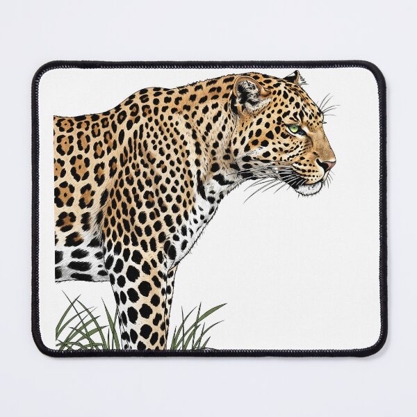Item preview, Illustration of a leopard in profile designed and sold by leilazarus.