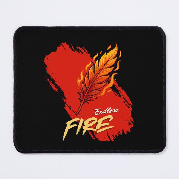 Item preview, Endless Fire – Burning Feather Design designed and sold by Armagan Design.