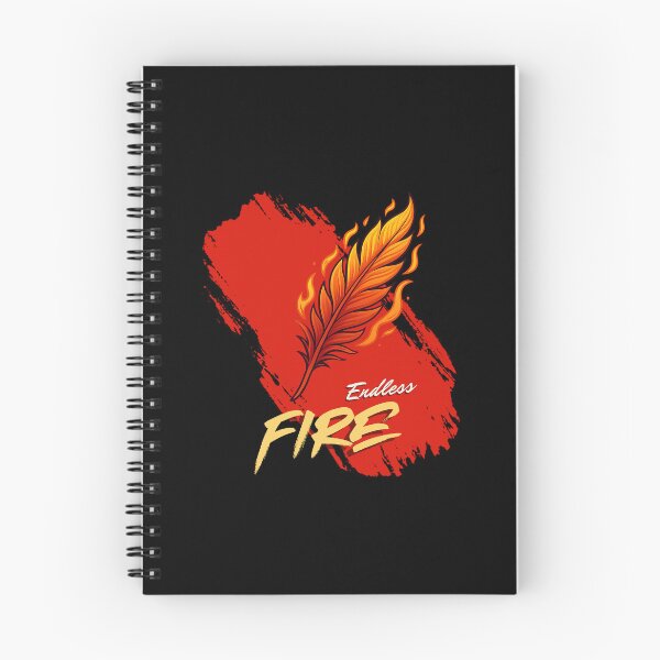 Item preview, Endless Fire – Burning Feather Design  designed and sold by Armagan Design.