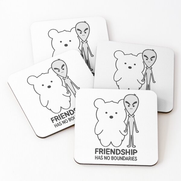 Item preview, Friendship has no boundaries - BBear x Mr. Alien designed and sold by BBear Adventure.