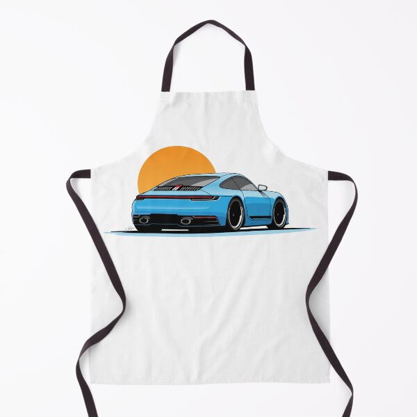 Item preview, Porsche 992 Carrera T Blue sunset Illustration designed and sold by blackdogshop.