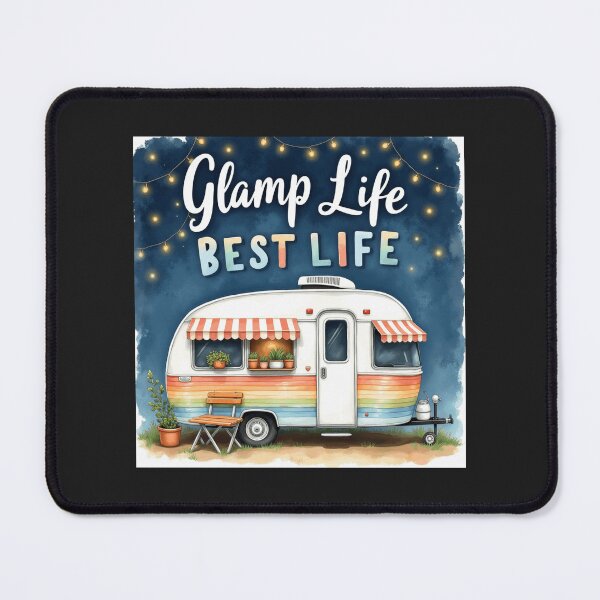 Item preview, Glamp Life Caravan designed and sold by Wordsmith-Cafe.