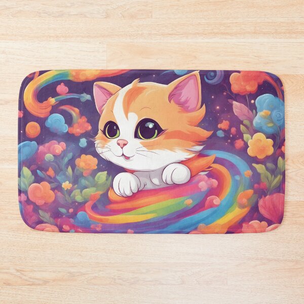 Item preview, Cute Little Cat Rainbow Colors Kitty designed and sold by almadigitalarts.