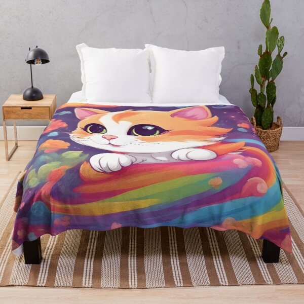 Item preview, Cute Little Cat Rainbow Colors Kitty designed and sold by almadigitalarts.