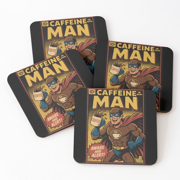 Item preview, Caffeine Man designed and sold by SoulArtLove.