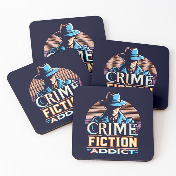 Item preview, Crime Fiction Addict, typography designed and sold by maxmaj.