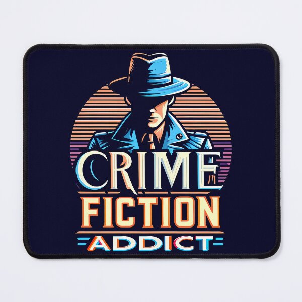 Item preview, Crime Fiction Addict, typography designed and sold by maxmaj.