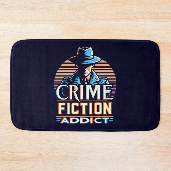 Item preview, Crime Fiction Addict, typography designed and sold by maxmaj.
